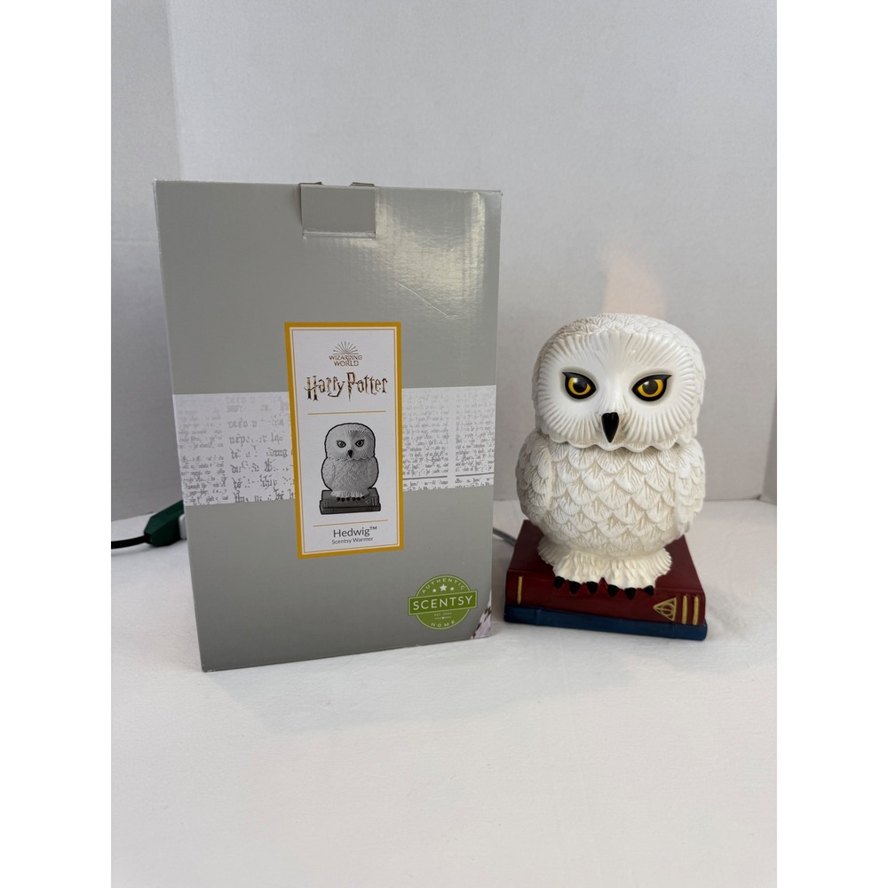 Scentsy Harry Potter Hedwig Owl Wax Warmer Wizarding World Rare